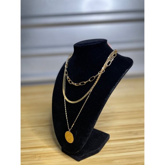 REVOLVE 8 Other Reasons Layered Chain Necklace Gold Womens Size OS - Picture 4 of 6